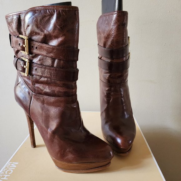 Michael Kors Mae boot mocha - Picture 3 of 4